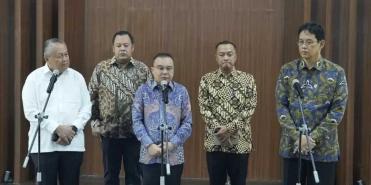Wakil Ketua DPR RI Sufmi Dasco gelar pertemuan untuk pemangku otorita ekonomi untuk membahas fiskal dan moneter. (Dok. Instagram/sufmi_dasco)