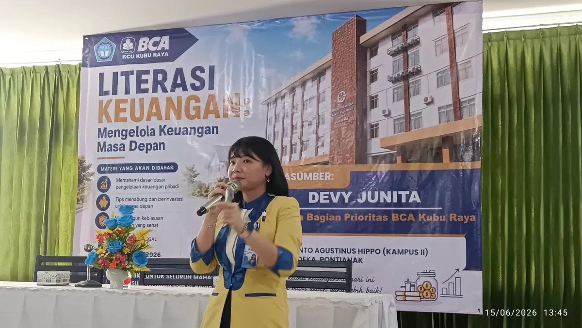 Narasumber: Devy Junita - Kepala Bagian Prioritas BCA Kubu Raya Senin, 15 Juni 2026.