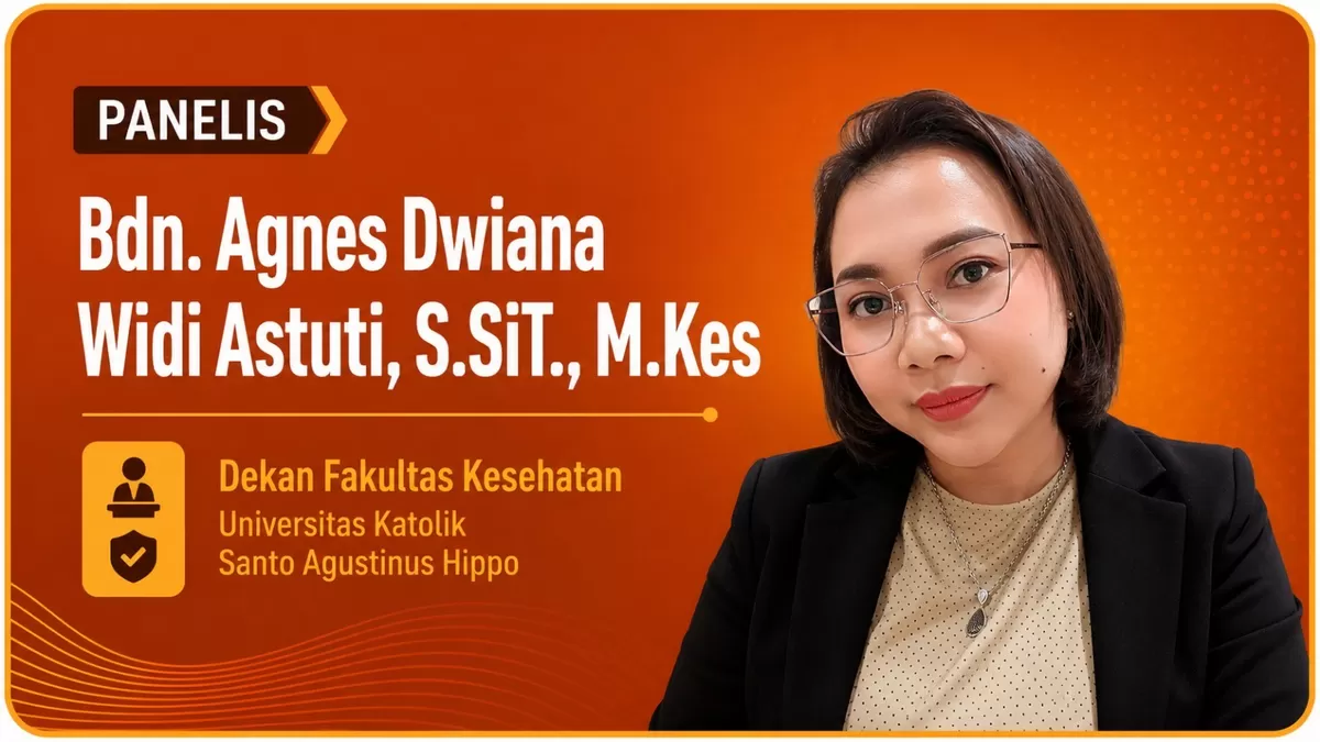 Dekan Fakultas Kesehatan Universitas Katolik Santo Agustinus Hippo (Unika San Agustin), Bdn. Agnes Dwiana Widi Astuti, S.SiT., M.Kes,(2026)
