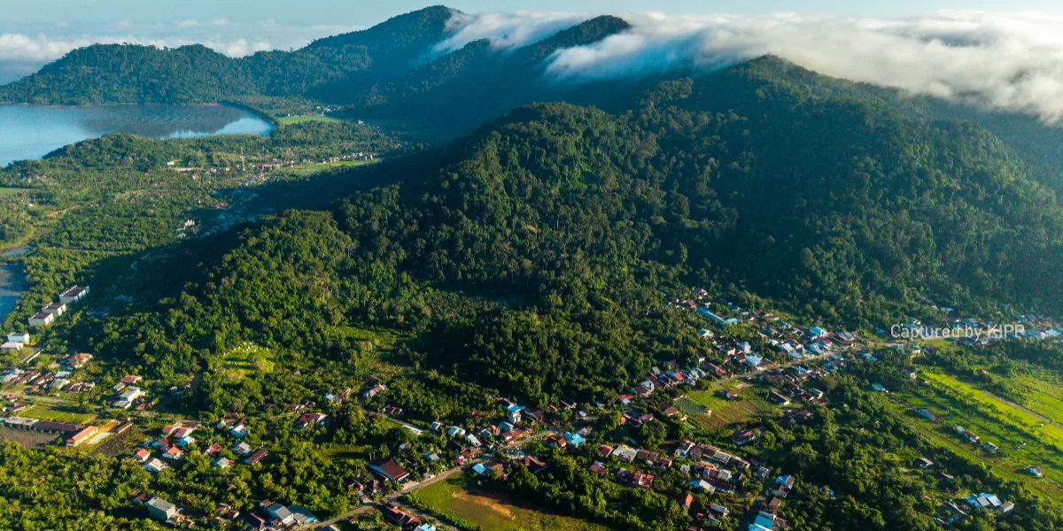 Pemandangan Pulau Penebang di Kepulauan Karimata, Kabupaten Kayong Utara, yang menjadi lokasi pengembangan Kawasan Industri Pulau Penebang (KIPP). (Dok. Harita)
