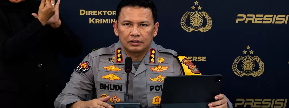 Kabid Humas Polda Metro Jaya, Kombes Bhudi Hermanto sebut penggeledahan ruko di Cipete hasil pengembangan dari 12 lokasi sebelumnya. (Dok. Polri)