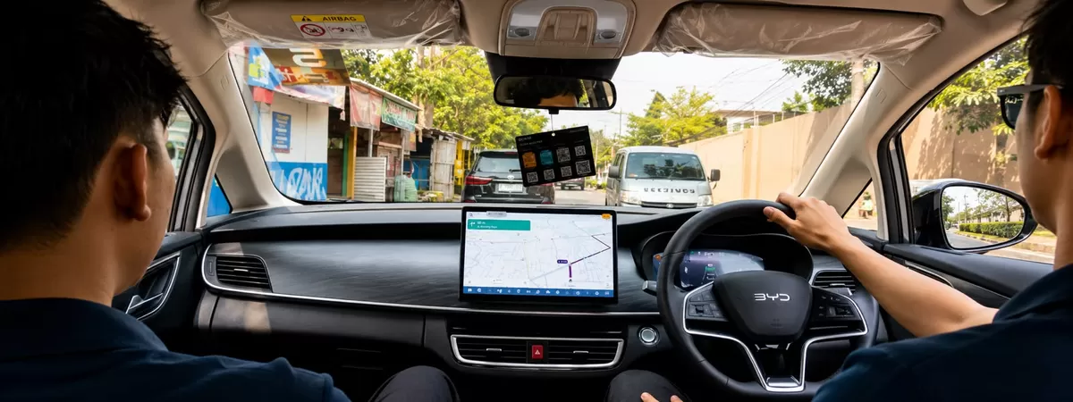 Interior kabin BYD M6 DM. (Dok. Promedia)