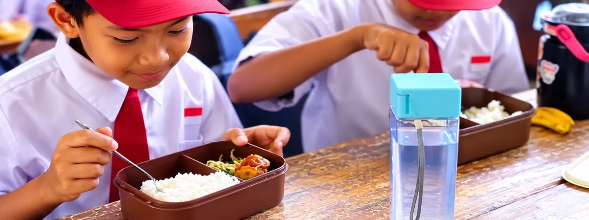 Cerita guru SD terpencil di Sulawesi Tengah yang membuat makanan untuk siswa karena belum ada MBG. (Instagram/rskdrian)