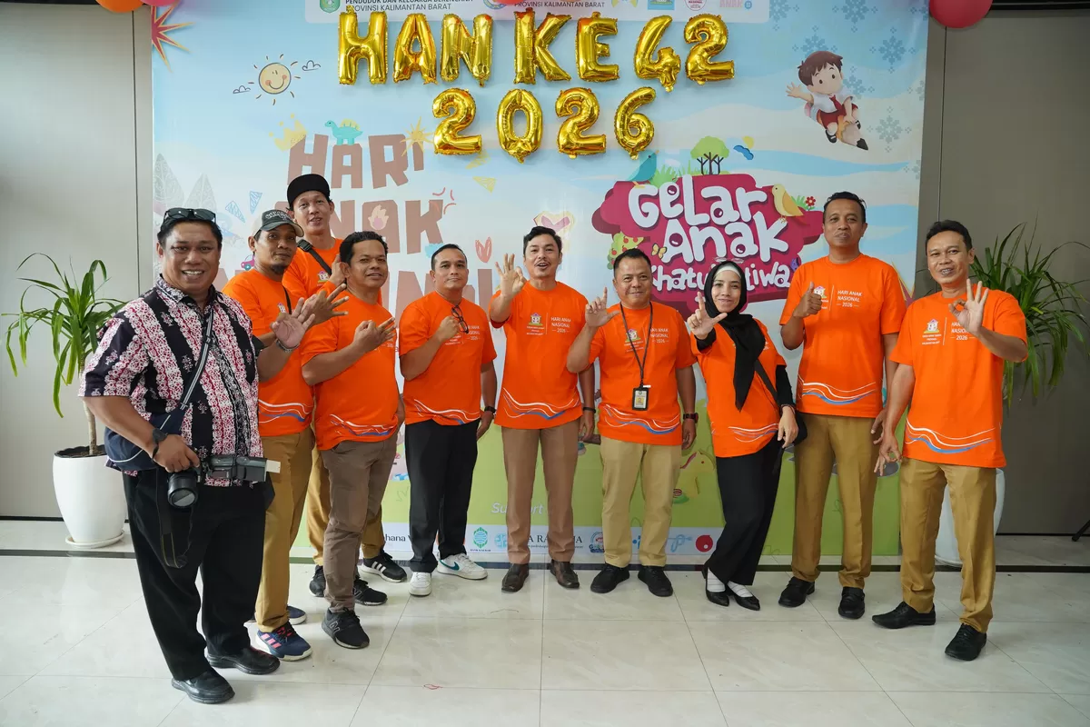 Tim UPT Taman Budaya sukses memotori acara HAN ke-42 Tahun 2026 lewat program "Gelar Anak Khatulistiwa". (Wilhelmus Triputra)