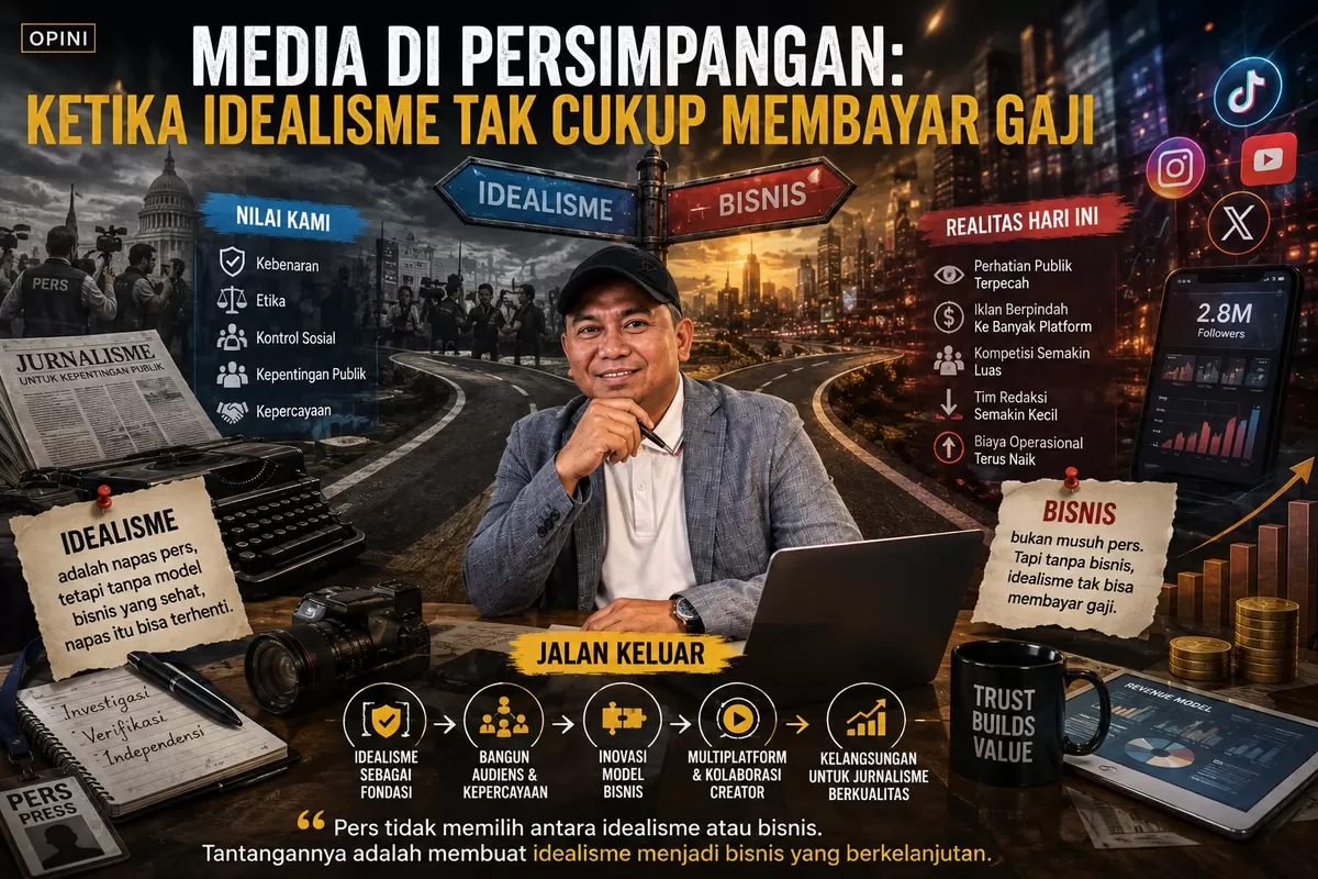 Media di Persimpangan: Ketika Idealisme Tak Cukup Membayar Gaji
