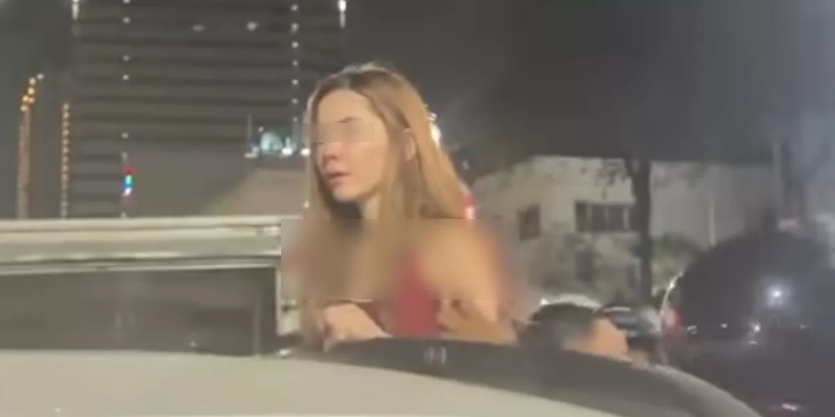 Menyoroti insiden viral pengemudi wanita yang dilaporkan ugal-ugalan hingga terjadi tabrakan pada 2 lokasi berbeda di Surabaya, Jawa Timur.  (Instagram.com/@sekitaransurabaya.id)