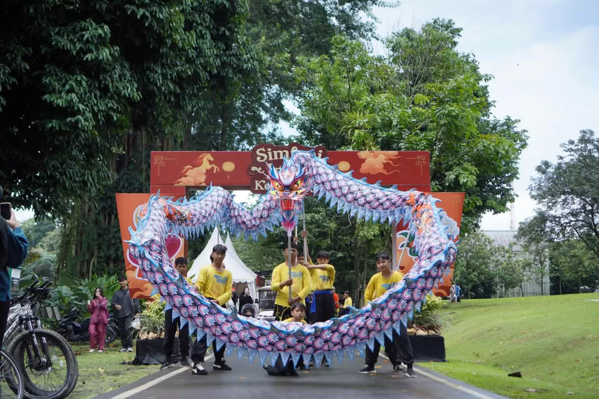 Semarak Tahun Baru Imlek 2026, Barongsai dan Liong Tampil Memukau di Kebun Raya Bogor (Dims / jurnalmetropolitan.com)