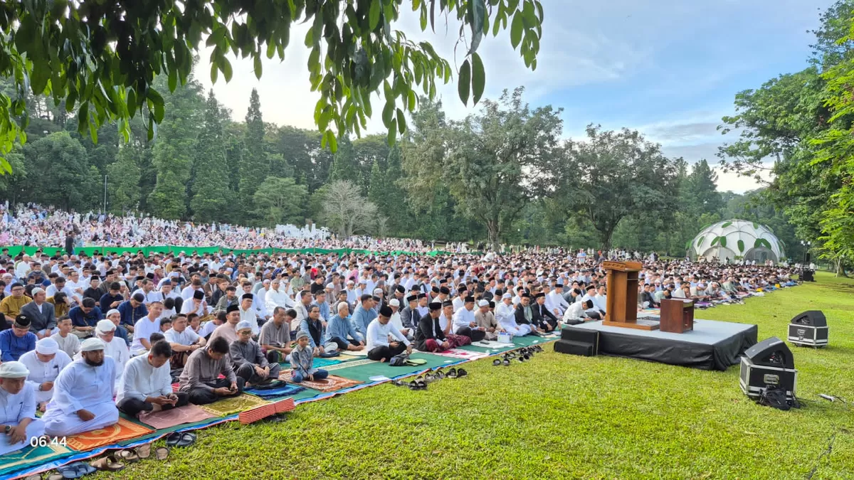 Kebun Raya Bogor Jadi Lokasi Shalat Id Tingkat Kota Bogor, Kepala BRIN Bertindak sebagai Khatib (Dims / jurnalmetropolitan.com)