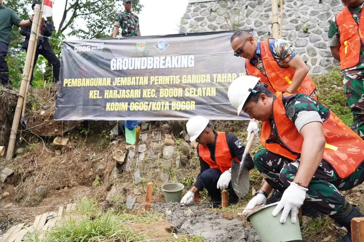 Jembatan Garuda Harjasari Mulai Dibangun, Rusli Prihatevy: Jadi Urat Nadi Ekonomi Warga (dims / jurnalmetropolitan.com)