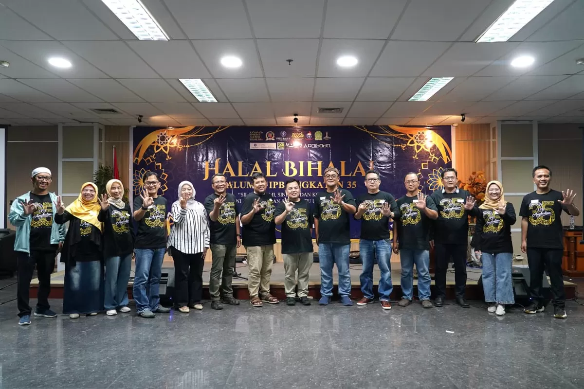 Hadiri Halal Bihalal Alumni IPB 35, Ketua DPRD Bogor Apresiasi Peluncuran Yayasan (dims / jurnalmetropolitan.com)