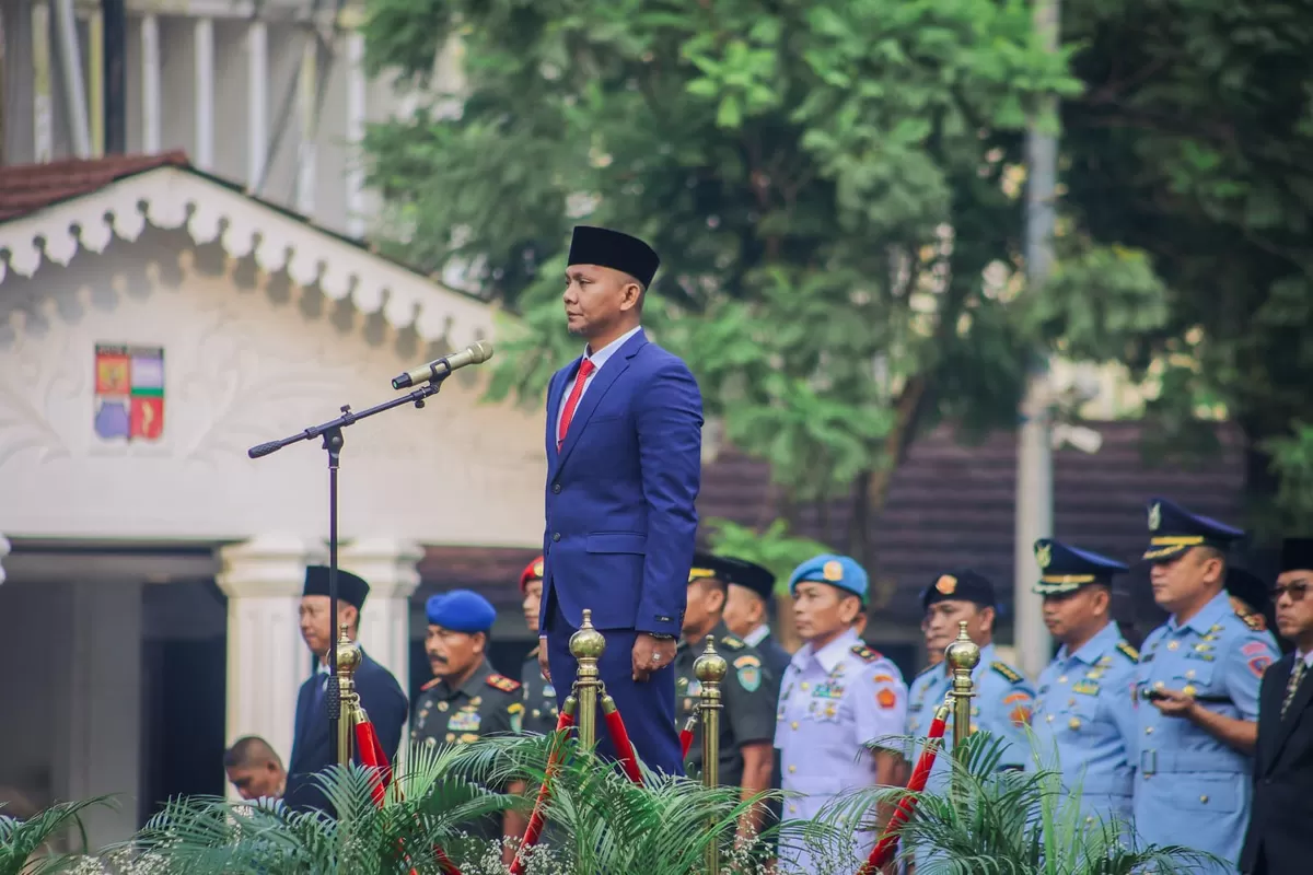 Wakil Wali Kota Bogor Jenal Mutaqin pimpin upacara Harkitnas 2026 dan ajak masyarakat memperkuat semangat kebangsaan (dims / jurnalmetropolitan.com)