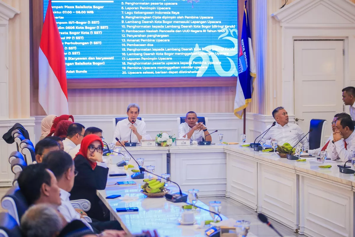 Pemkot Bogor Matangkan Persiapan Hari Jadi Bogor Ke-544 (Dims)