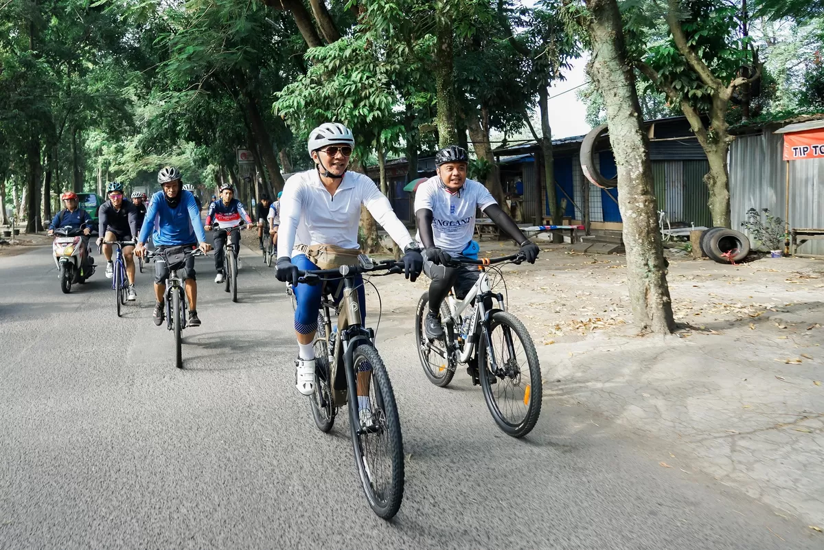 Ratusan Pesepeda dari Berbagai Daerah Ramaikan Gowes Santai Kota Bogor (Dims)