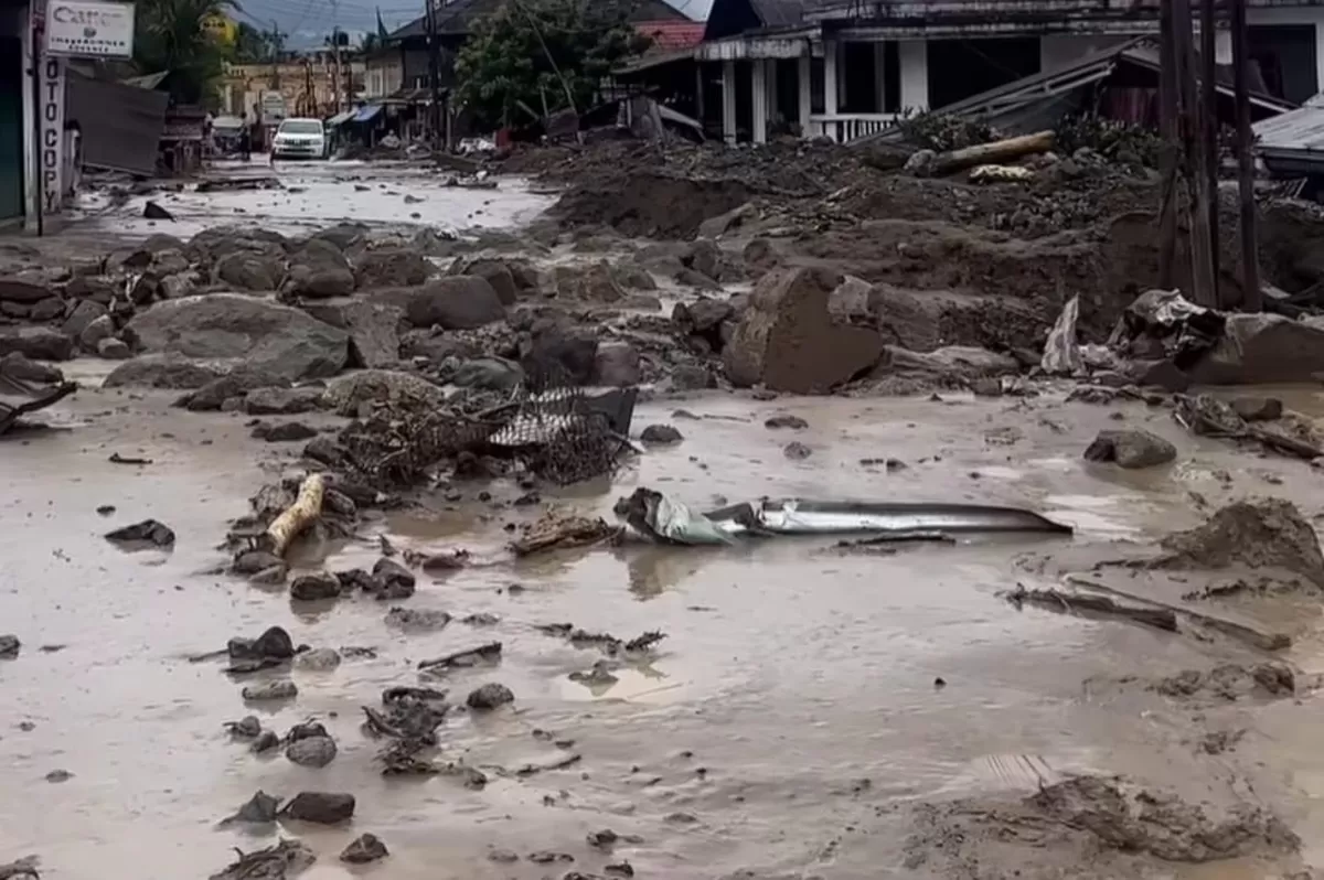 sejumlah wilayah di Sumatera Barat kini harus menghadapi banjir susulan. (Istimewa)