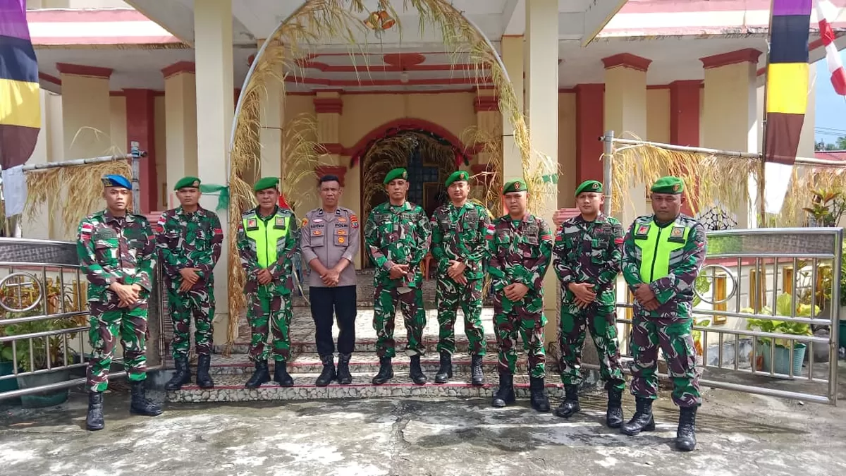TNI-Polisi Jaga Perayaan Natal dan Tahun Baru di Miangas (Dok. Istimewa)