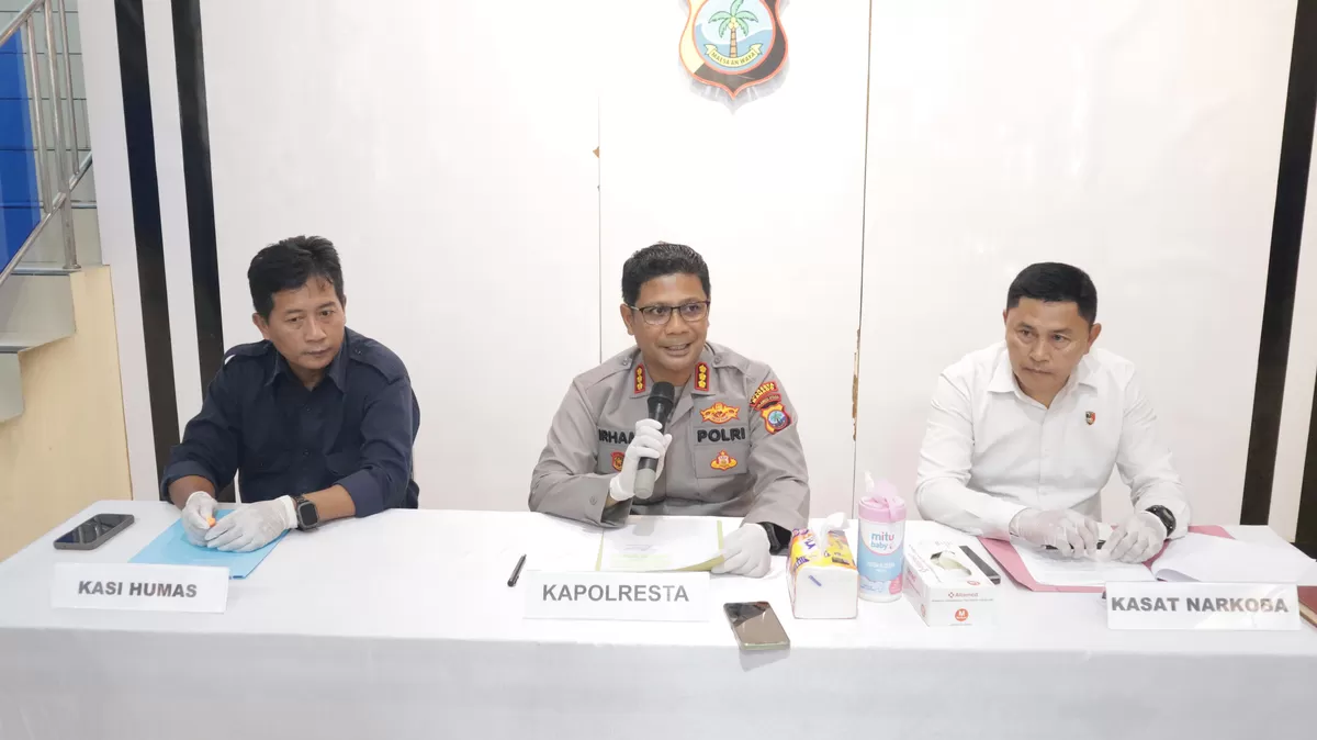 Konferensi Pers Terkait Peredaran Sabu Awal Tahun 2026 (Ist)