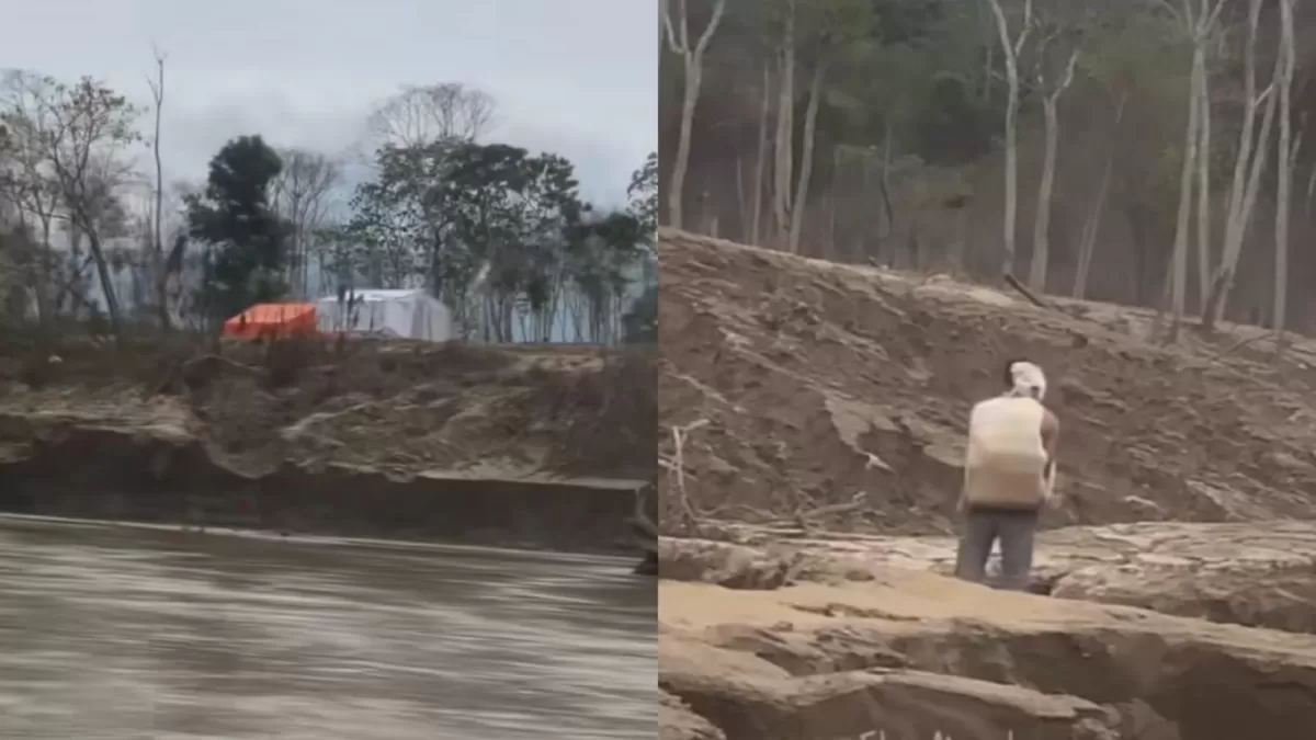 Relawan menceritakan perjalanan dan kondisi Dusun Sarah Raja, Aceh Utara. (Instagram/mnztl__)