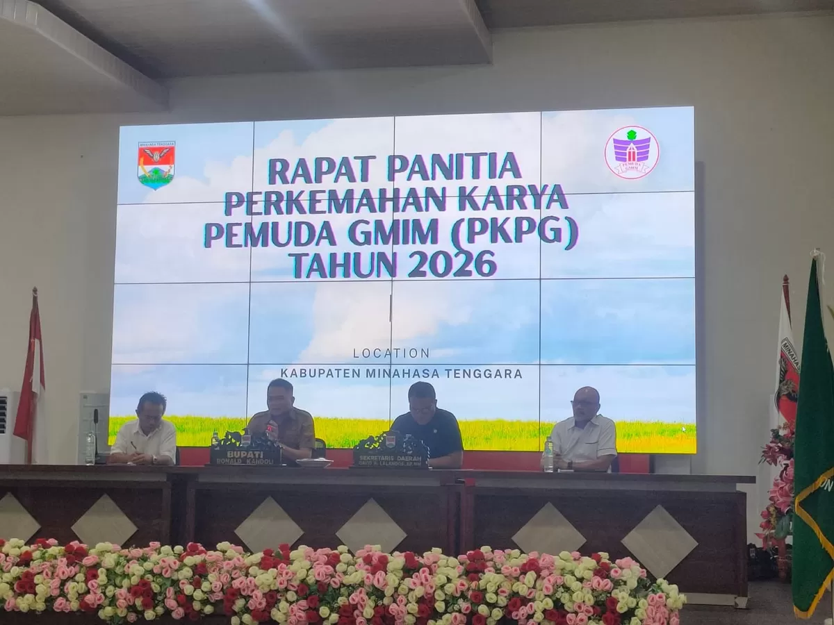 Bupati Ronald Kandoli Pimpin Rapat Panitia PKPG GMIM 2026 (Dok. Istimewa)