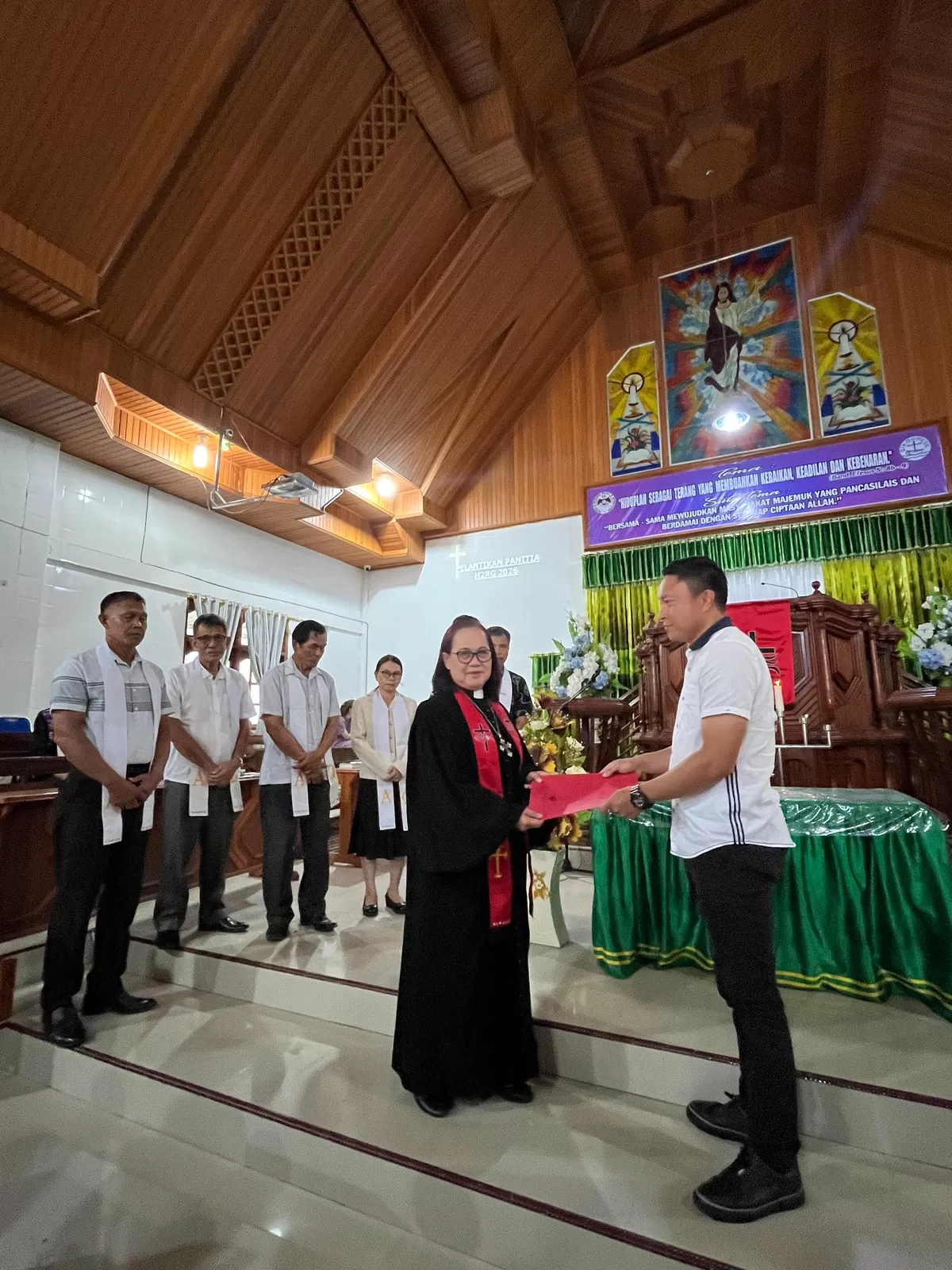 Panitia PHRG GMIM Sion Taraitak Dilantik (Dok. sulutzone.com / Ivan Welang)