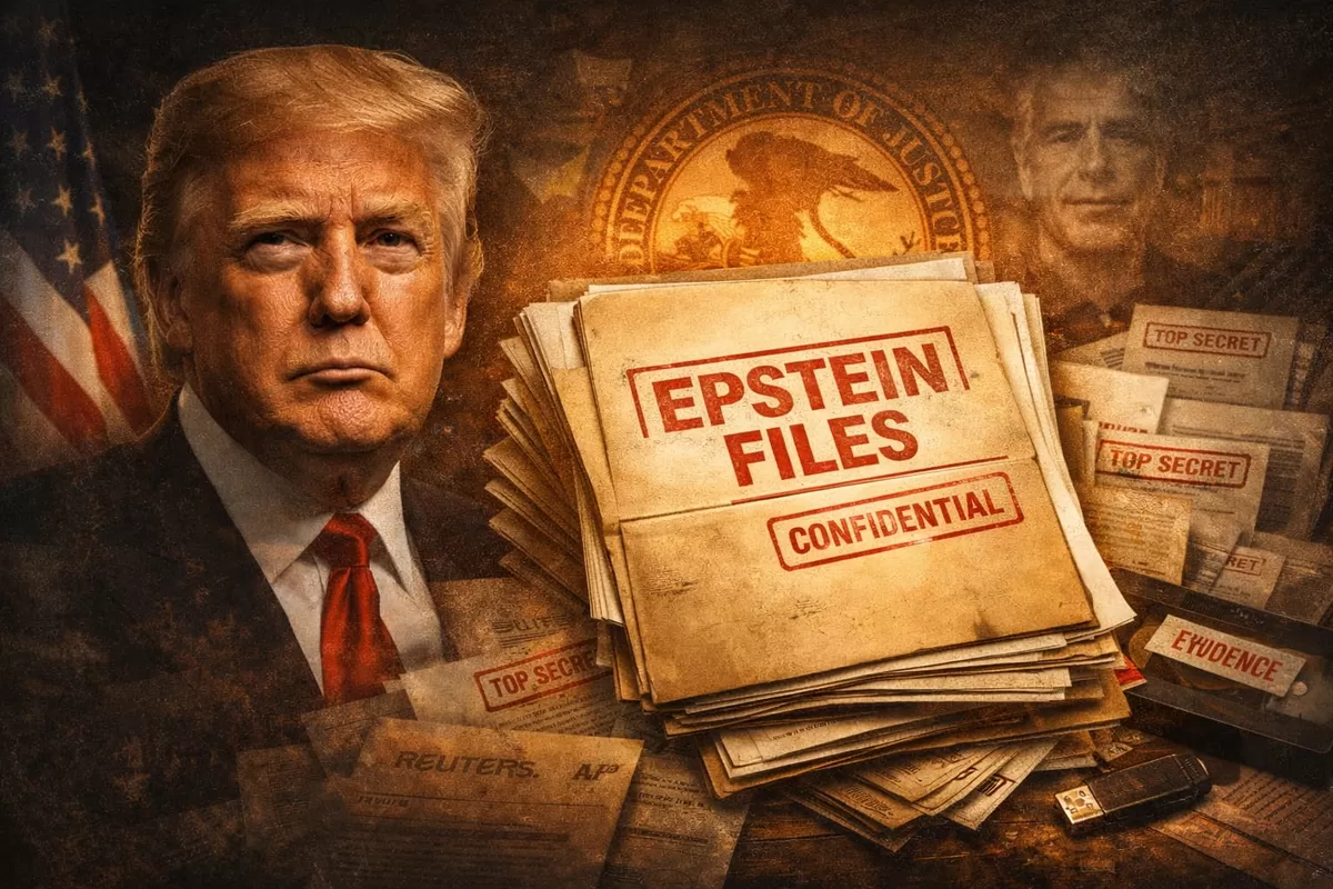 Donald Trump disebut dalam Epstein Files (Marlon Mondong/AI/Sulutzone)