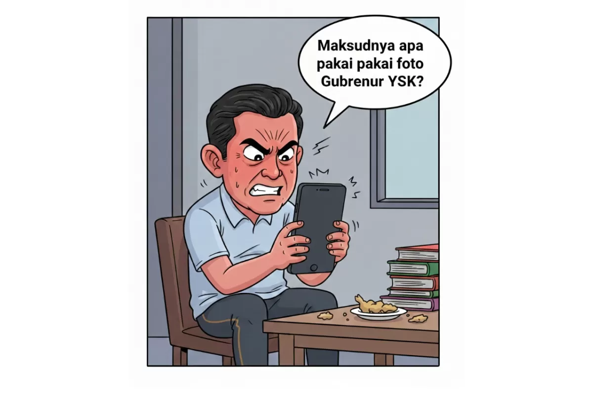 Ilustrasi Netizen Geram! (Dok. Sulutzone.com/AI)