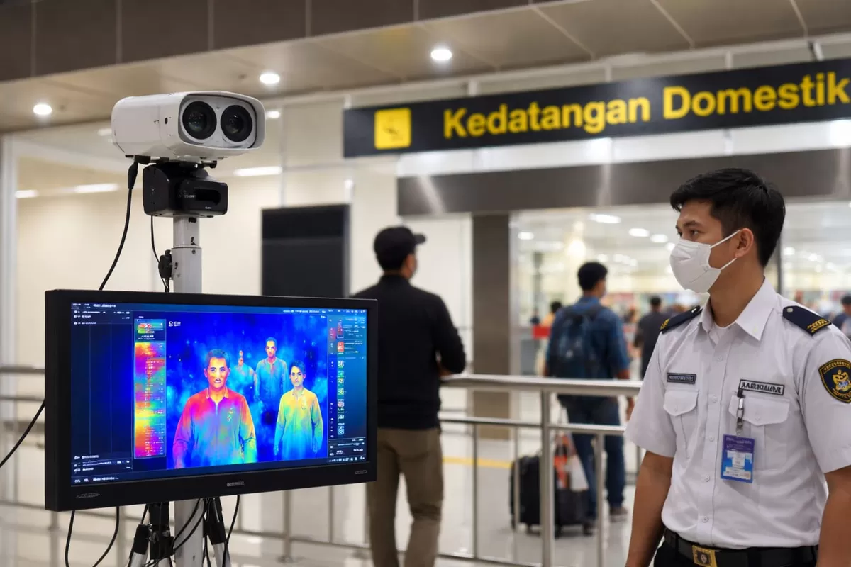 Bandara Sam Ratulangi Pasang Thermal Scanner Demi Antisipasi Virus Nipah