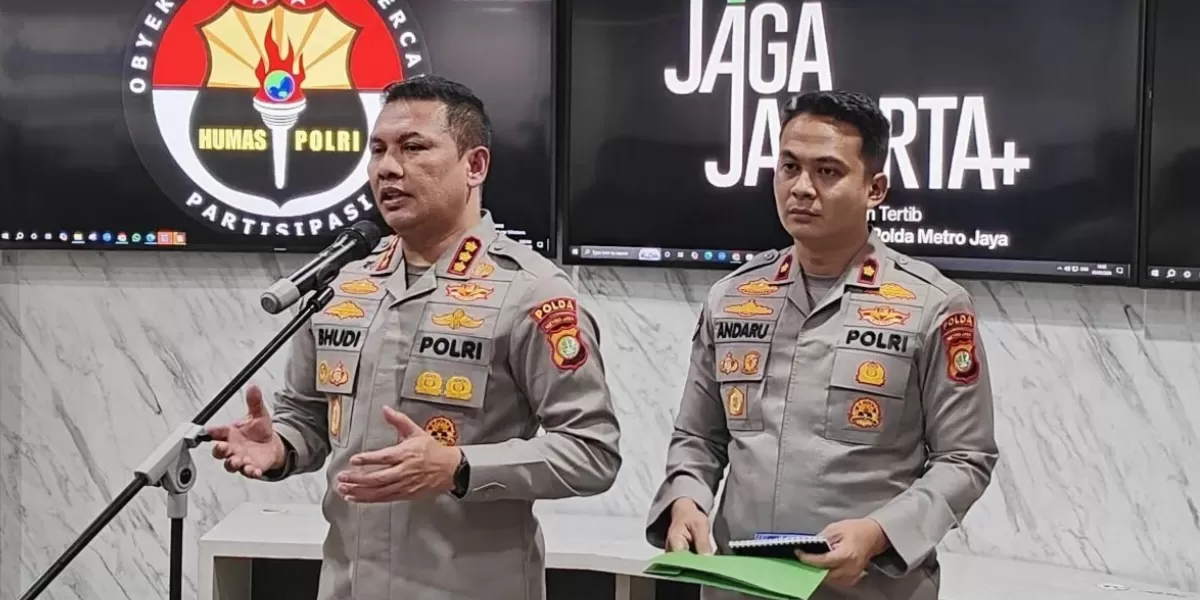 Kabid Humas Polda Metro Jaya saat memberikan keterangan didepan awak media (Ist)