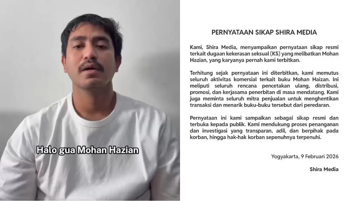 Mohan Hazian dan pernyataan sikap dari SHIRA MEDIA!  (Dok. Istimewa)