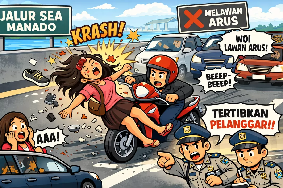 Ilustrasi Kecelakaan (Ist)