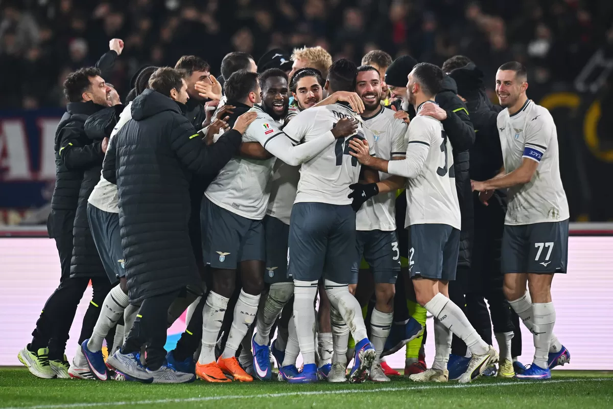 Tim SS Lazio berhasil lolos ke Semi Final Coppa Italia
