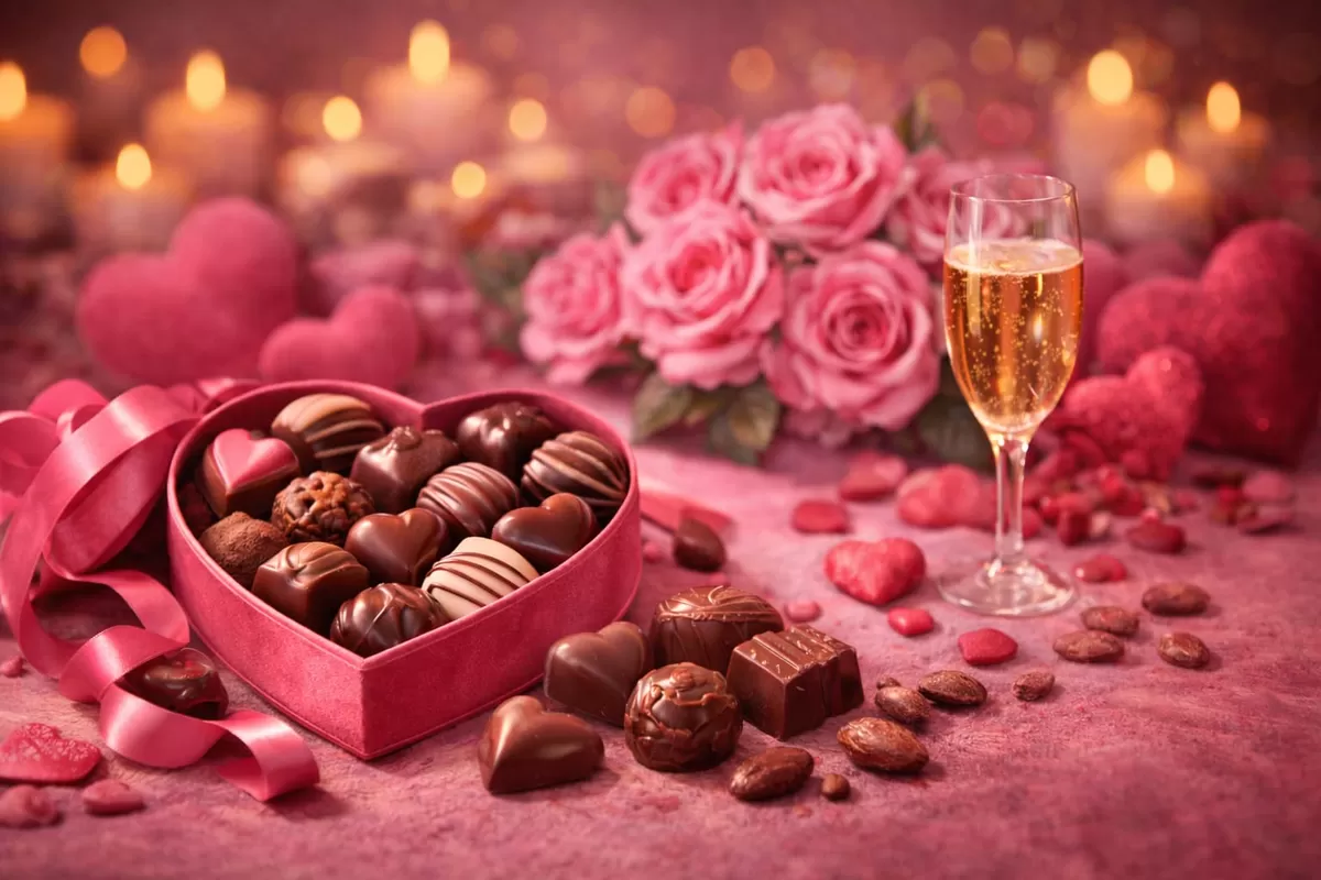 Valentine Identik Dengan Cokelat, Ini Alasannya (Marlon/AI/Sulutzone)