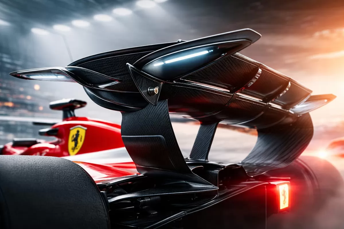 Inovasi Ferrari di F1 Yang Disebut Seperti Sayap Pesawat (Marlon/AI/Sulutzone)