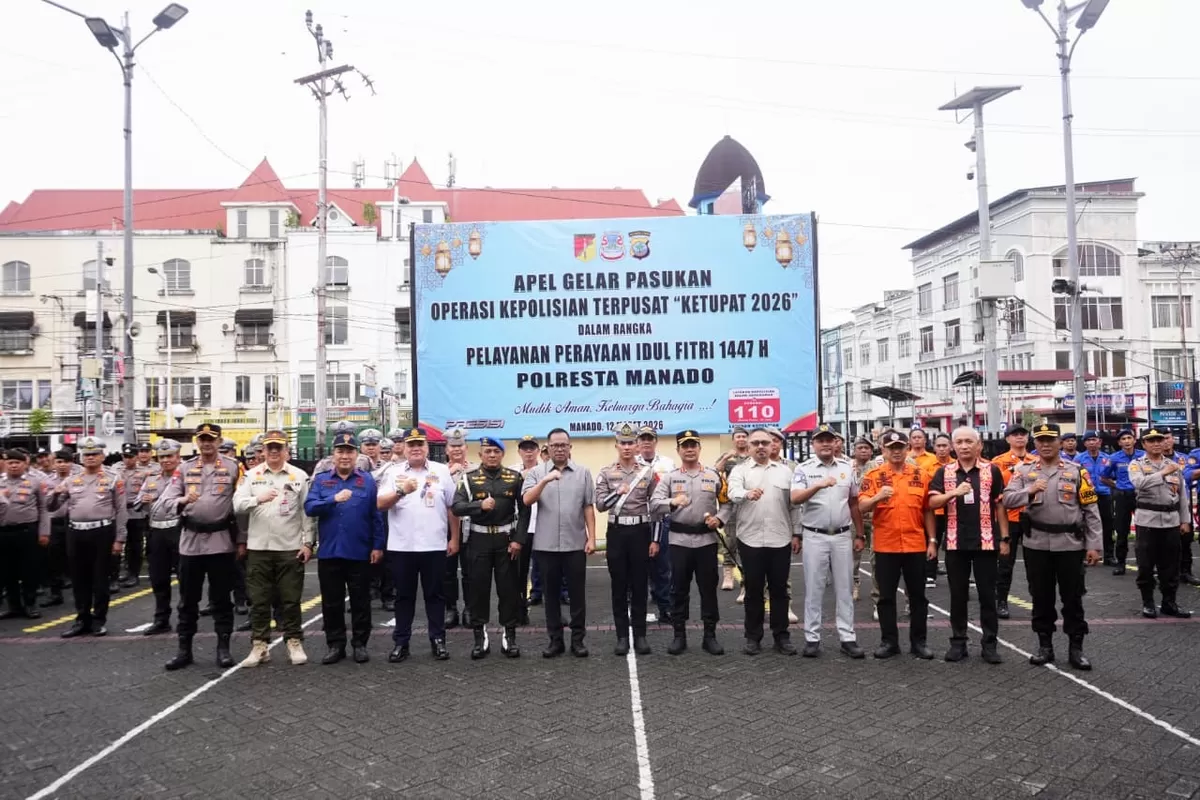 Apel Gelar Pasukan Polresta Manado 