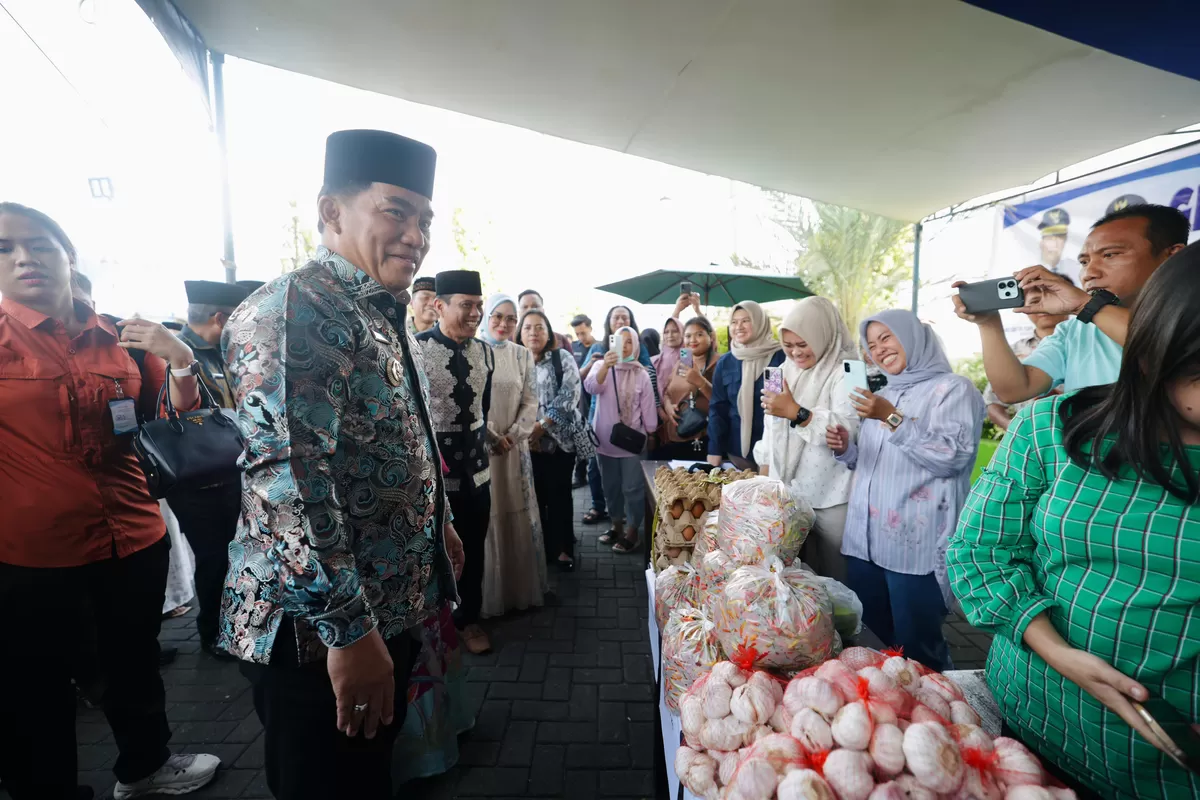 Gubernur Sulut meninjau langsung Gerakan Pangan Murah di Kab-kota se-Sulut (Dok. Istimewa)