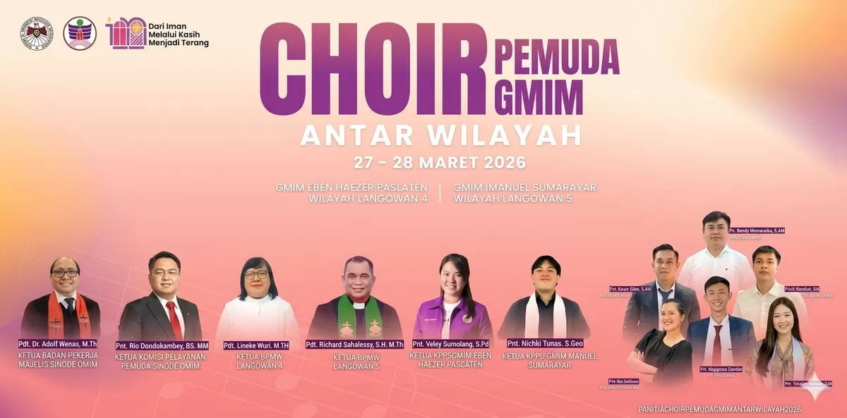 Panitia Choir pemuda GMIM ke 100 tahun