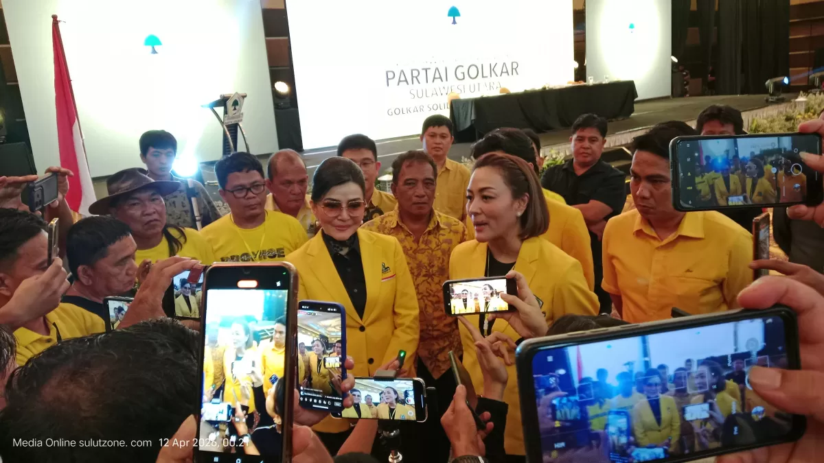 MEP Sakti, Melenggang Mulus Jadi Ketua Golkar Sulut (Dok. Sulutzone/Dede)