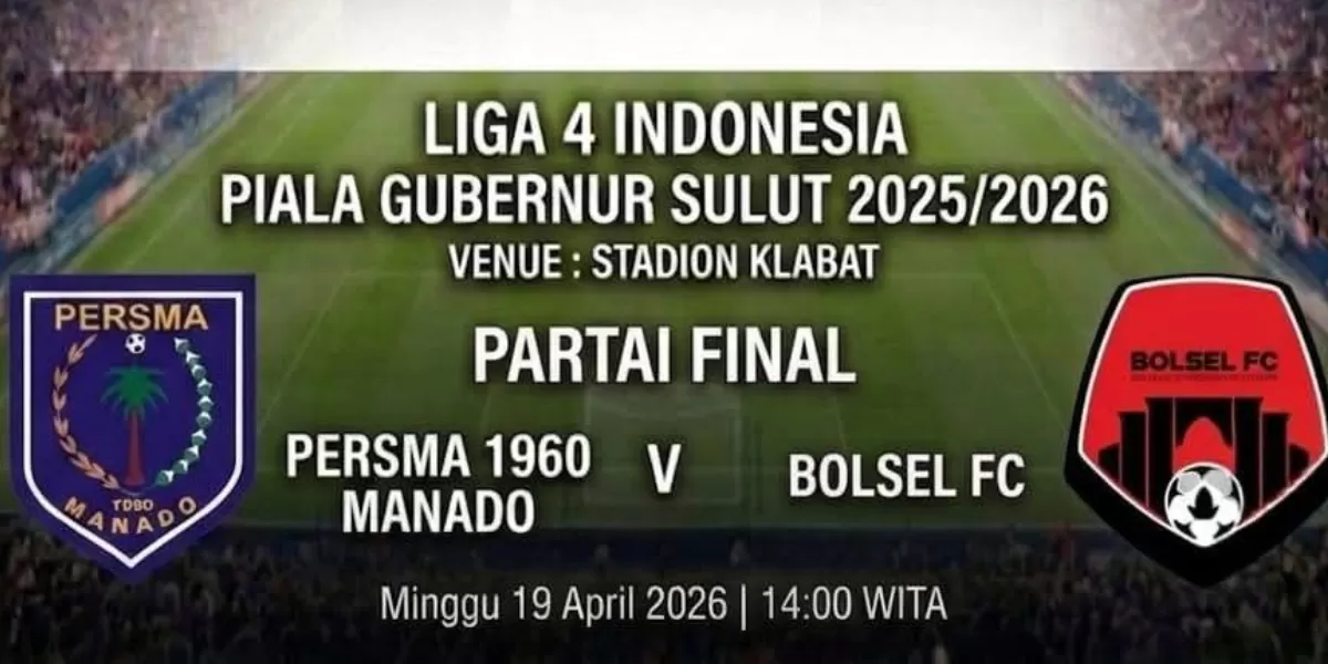 Final Piala Gubernur Liga 4 Sulut