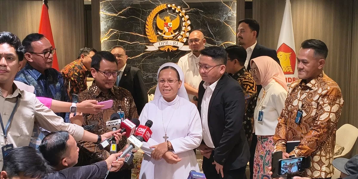 Suster Natalia Bersama Direktur BNI dan Wakil Ketua DPR RI