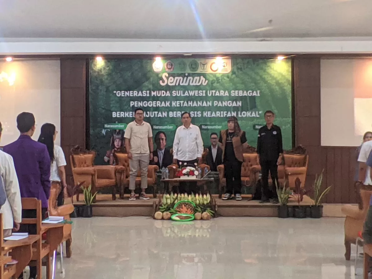Kegiatan Seminar Ketahanan Pangan di Unsrat Manado (dok. Istimewa)