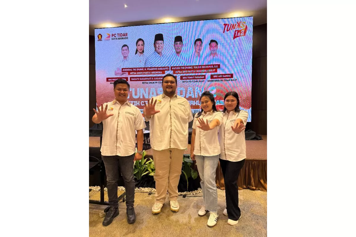 PC Sitaro Antar Stadius Bara Prima Menuju Ketua Tidar Sulur (Dok. Istimewa)