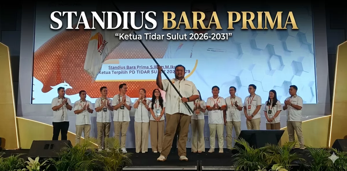 Standius Bara Prima Pimpin Tidar Sulut (Dok. Sulutzone.com/dede)