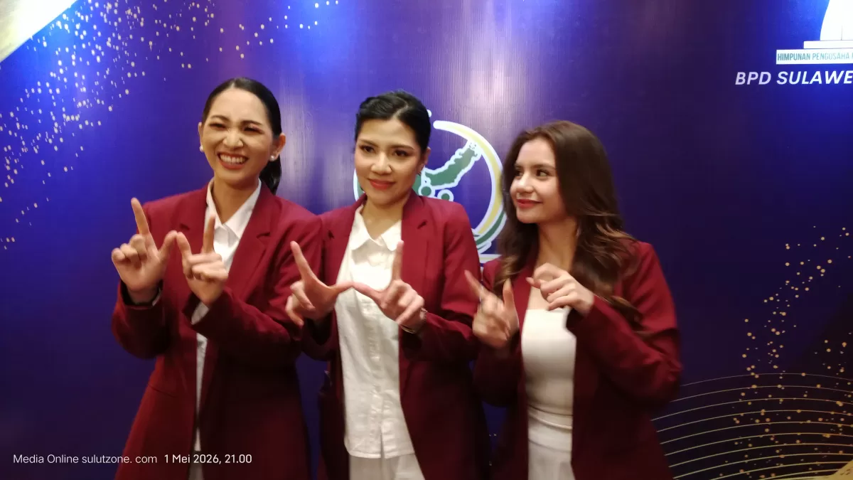 Ketua HIPMI Womenpreneur Sulut, Hillary Lasut Tengah (Dok. Dede / sulutzone.com)
