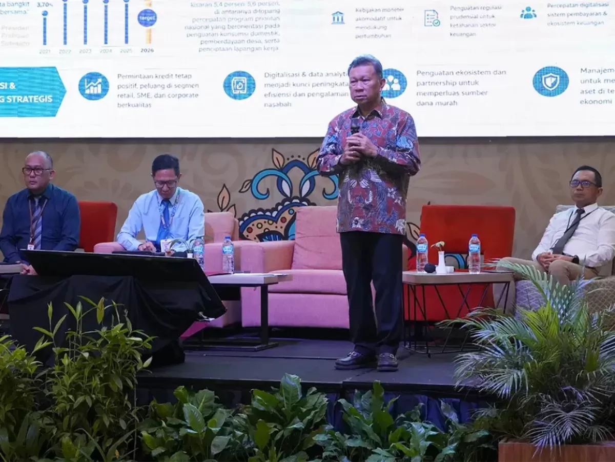 Dirut BSG, Revino Pepah Dalam Acara Leaders Conference (Dok. Istimewa/BSG)