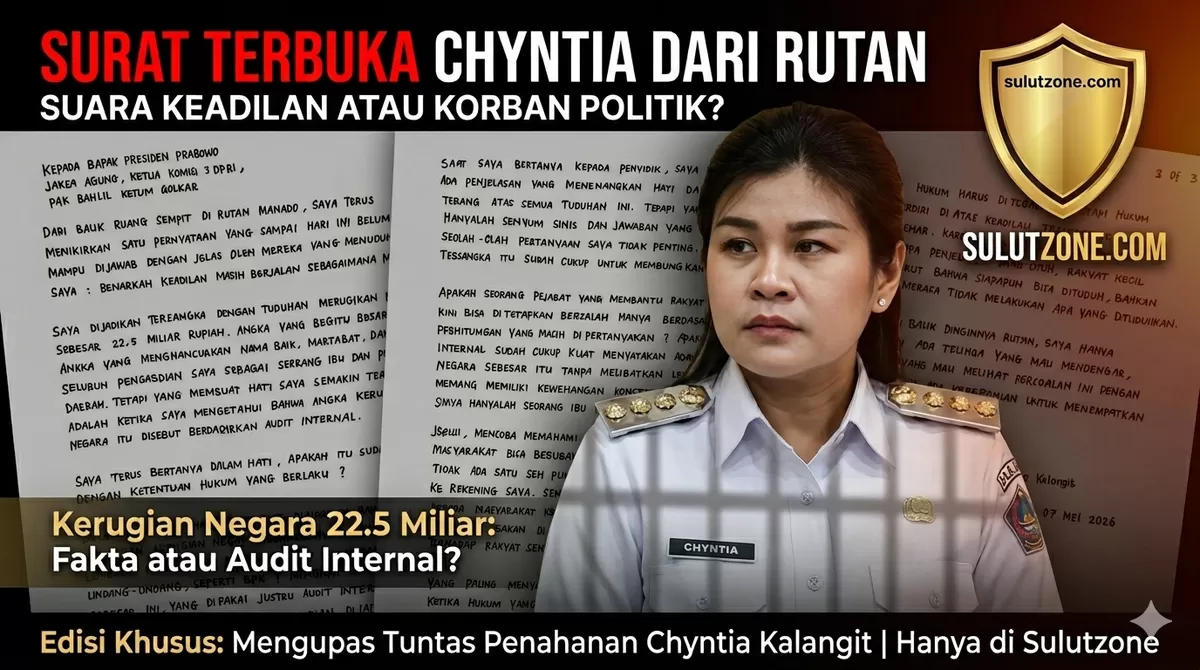 Surat Terbuka Bupati Sitaro Chyntia Kalangit (Dok. Sulutzone.com/ AI)