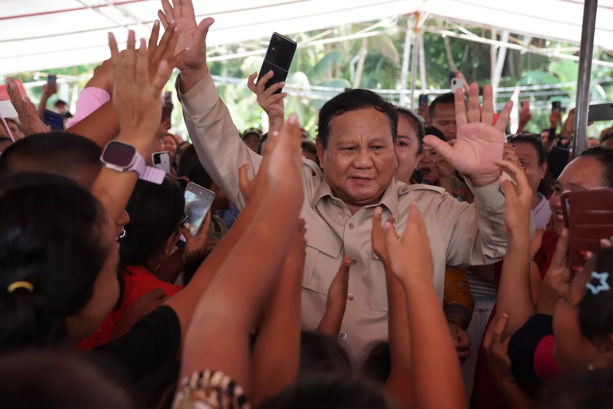 Presiden Prabowo Subianto di Miangas, Talaud (Dok. Bankom)