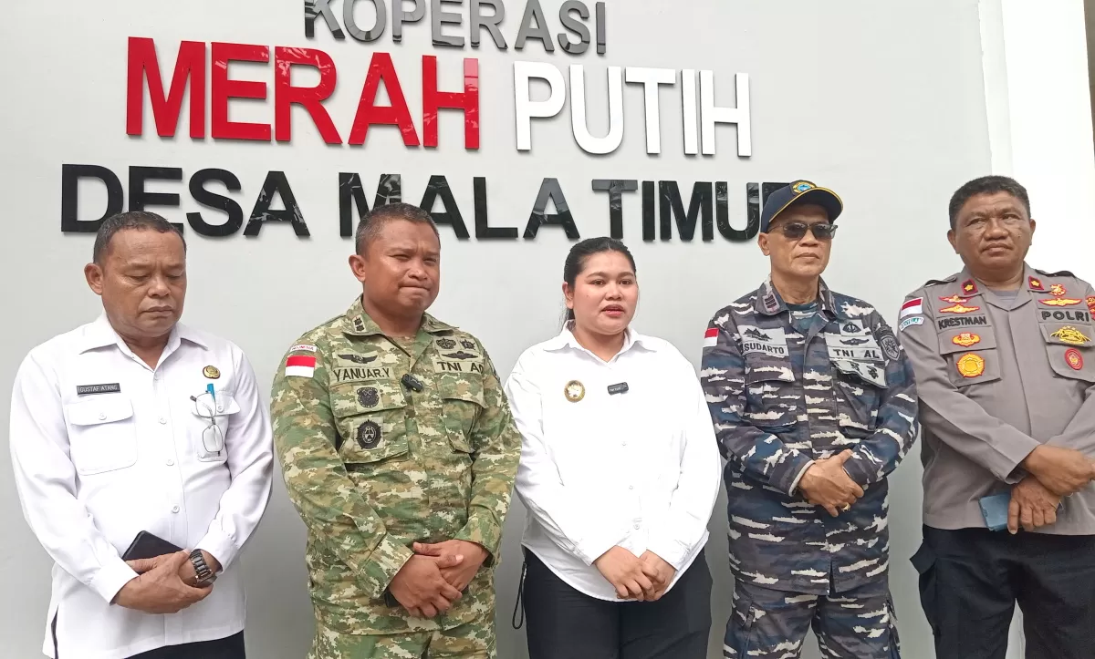 Wakil Bupati Talaud, Anisya G Bambungan (tengah) di dampingi Oleh Asisten 1, Gustap Atang, STP, MM, serta Forkopimda Talaud (Nelson Sangadi)