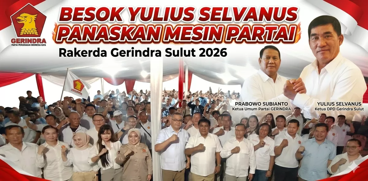 Besok Yulius Selvanus Panaskan Mesin Partai (Dok. Sulutzonecom/Generated AI)