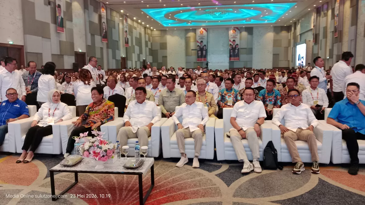 Sufmi Dasco Hadiri Rakerda Gerindra Sulut (Dok. Sulutzonecom)