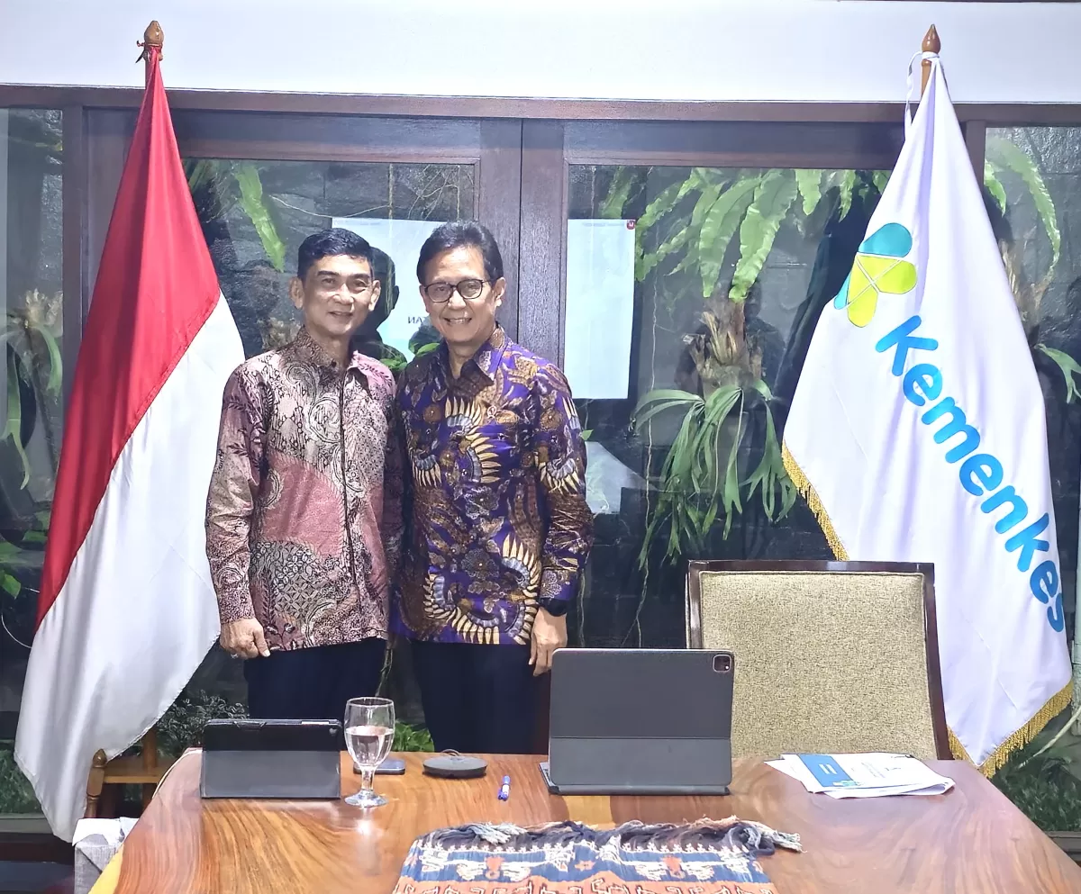 Bupati Talaud Welly Titah menghadap Menkes Budi Gunadi Sadikin di kantor Menteri Kesehatan RI (Istimewa) (Youngky7)
