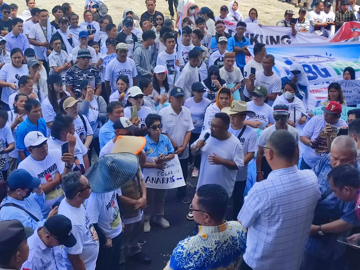 Mapalus ProGibran Seruduk DPRD Sulut (Dok. Istimewa / sulutnow.com)